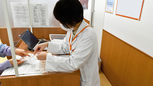 わかりやすい服薬指導を心掛けております。