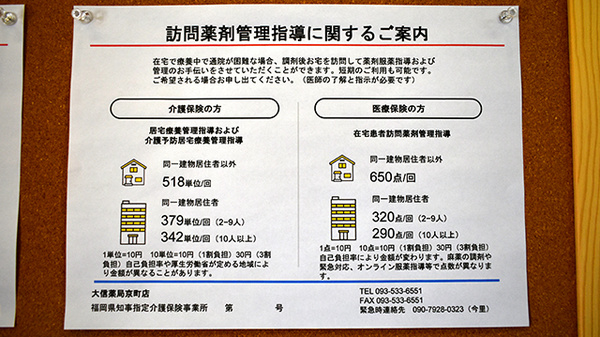 在宅訪問に対応しております