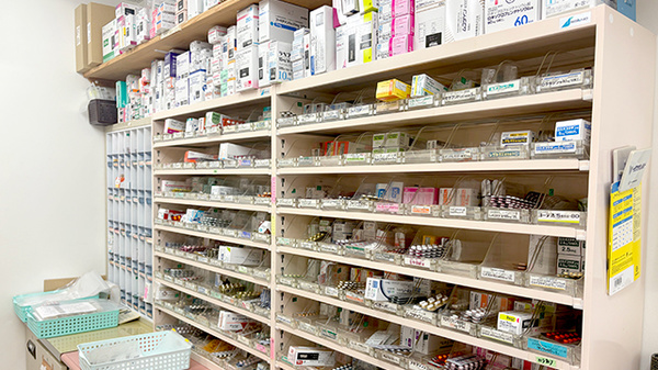 豊富な医薬品在庫がございます