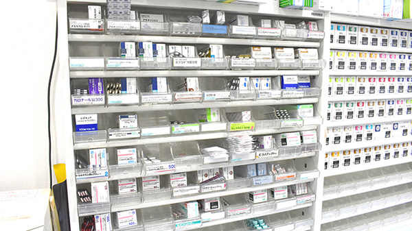 様々な種類の医薬品在庫がございます。