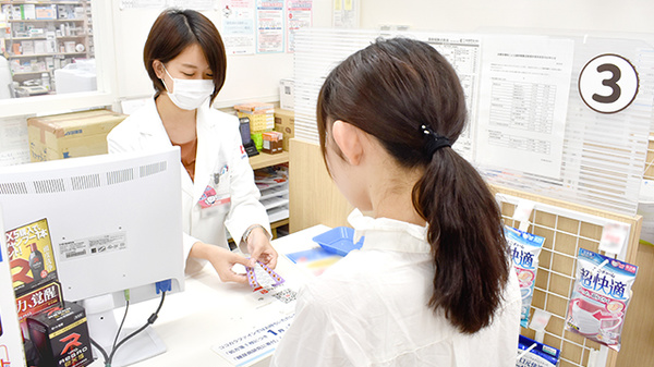 わかりやすい服薬指導を心掛けております。