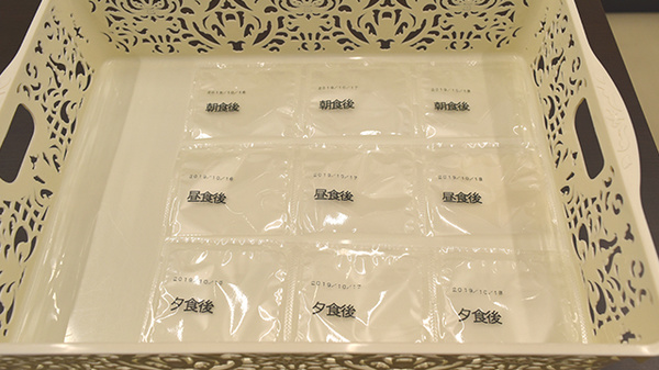 患者様に必ず服用して頂けるように取り組んでおります。