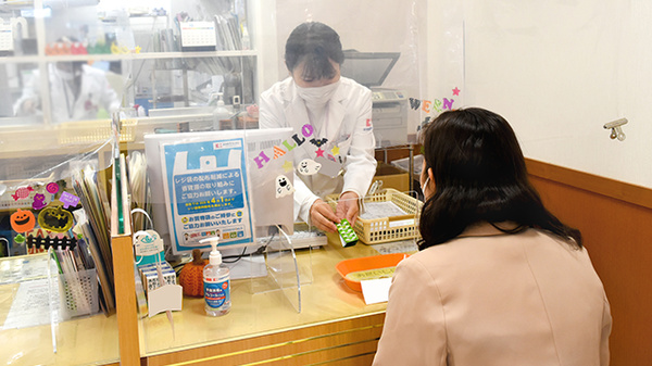 わかりやすい服薬指導を心掛けております。
