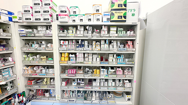 多種多様な医薬品在庫を取り揃えております。