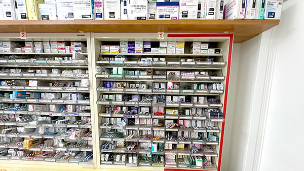 多くのお薬を取り扱っております。