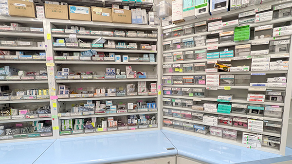 豊富な医薬品在庫がございます