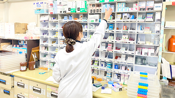 正確かつ安全にお薬をお渡しいたします