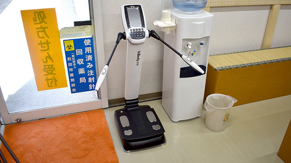 筋肉量などの体の測定が可能です