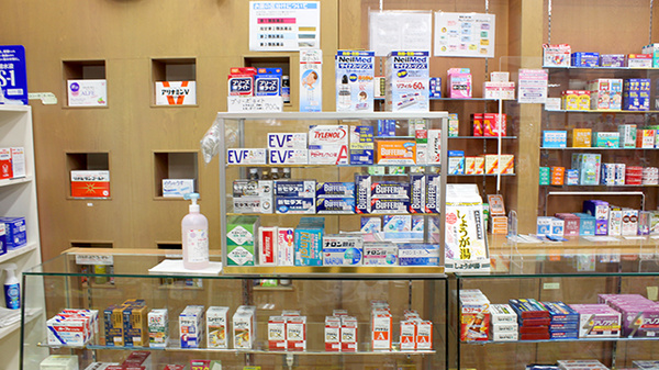 処方薬だけでなく一般医薬品も取り扱っております。