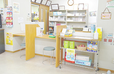落ち着いて説明の聞けるお薬お渡しブースがございます