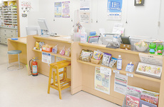 落ち着いて説明の聞けるお薬お渡しブースがございます