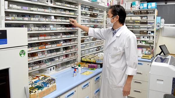迅速かつ正確な調剤とお薬のお渡しをいたします。