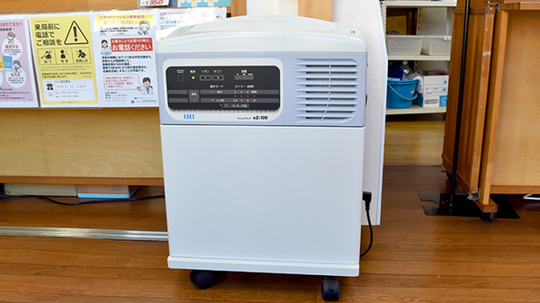 感染症対策をしております。