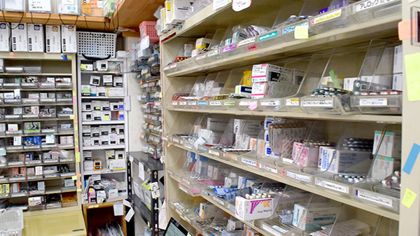 豊富な種類の医薬品がございます。