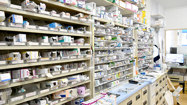豊富な医薬品在庫がございます。