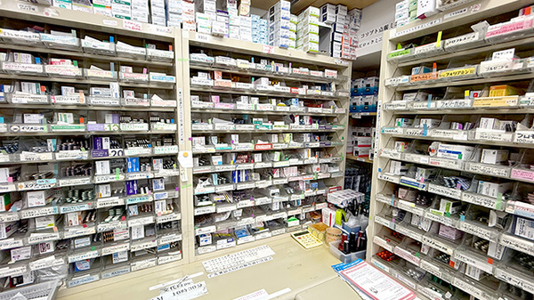 豊富な医薬品在庫がございます。
