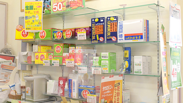 一般医薬品も種類豊富に取り揃えております