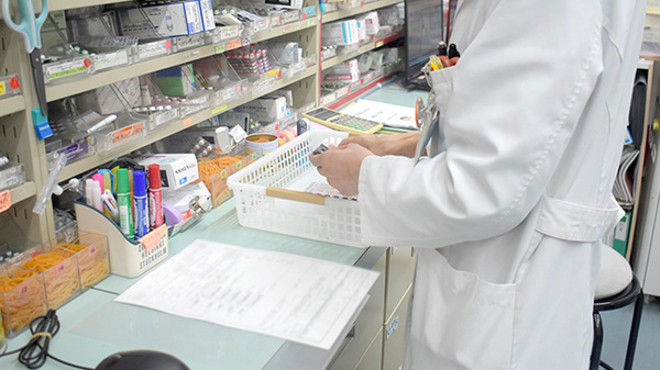 お薬の確認を徹底しております