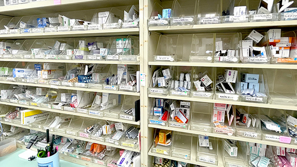 豊富な医薬品在庫がございます。