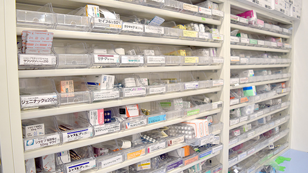 幅広く医薬品を取り揃えています。