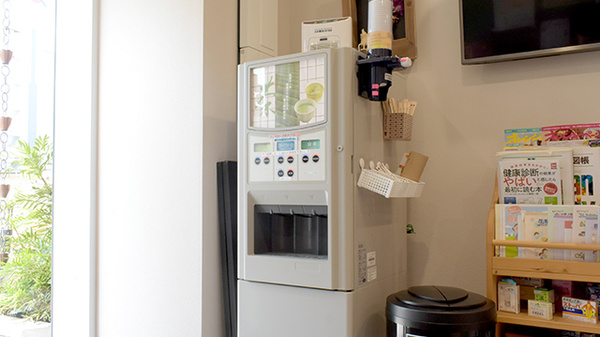 フリードリンクの準備があります