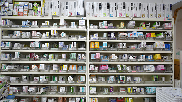 多くの医薬品在庫がございます
