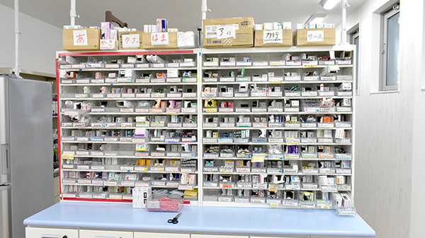 多くの医薬品を取り揃えております。