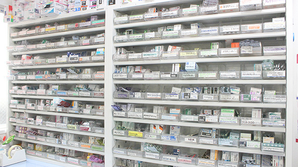 多くの医薬品を取り揃えています。