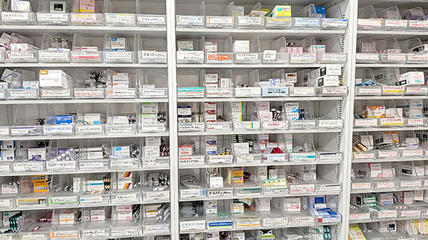 豊富な医薬品在庫がございます