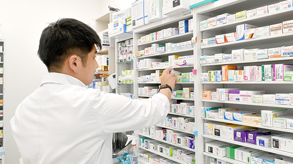 待ち時間が少なくなるよう丁寧で迅速な調剤を心がけております。