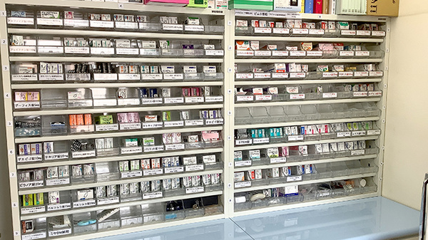 多くの医薬品在庫がございます