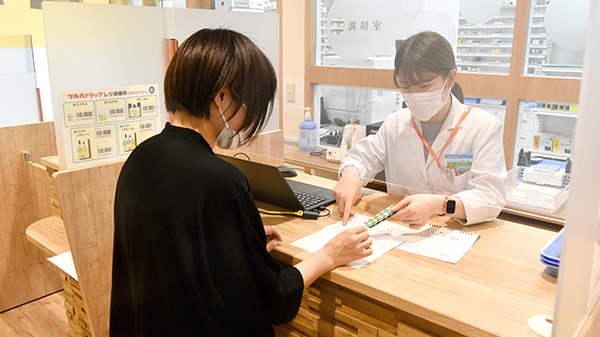 わかりやすい服薬指導を心掛けております。