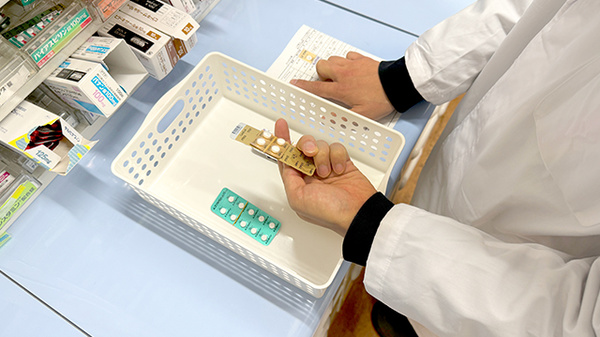 正確かつ安全にお薬をお渡しいたします。