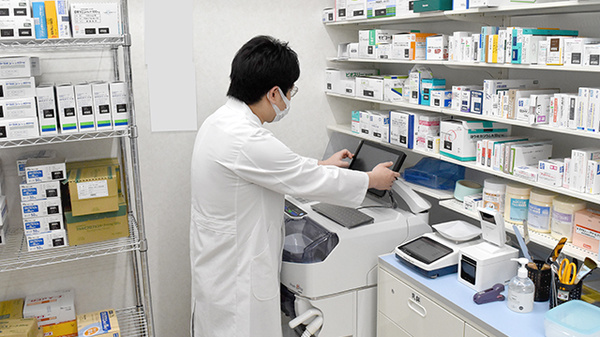 調剤過誤防止に配慮しております
