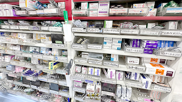 豊富な医薬品在庫がございます。