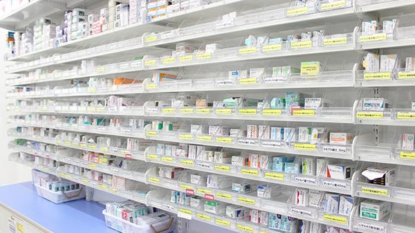 多くの医薬品在庫がございます