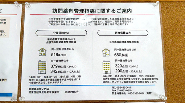 在宅訪問に対応しております