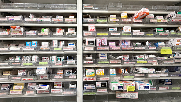 豊富な医薬品在庫がございます。