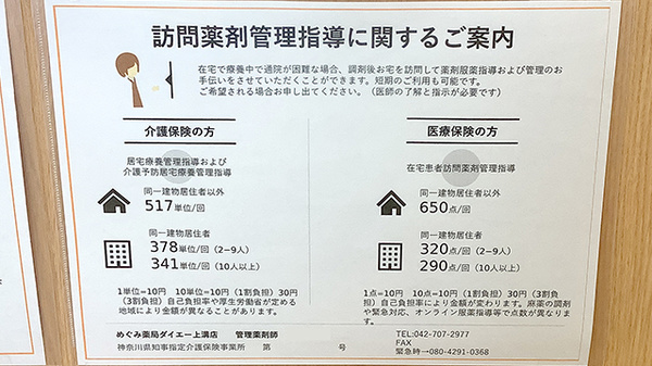 在宅訪問することも可能です。