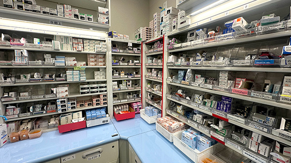 多くの医薬品を取り揃えております。																		