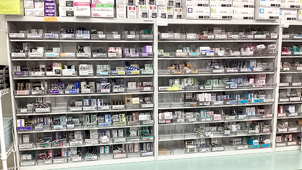 多くの医薬品を取り揃えております。