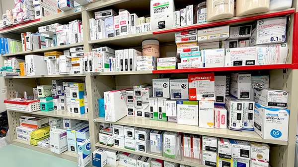 豊富な医薬品在庫がございます。