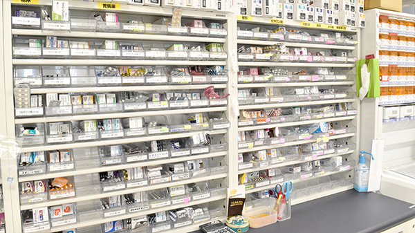 多くの医薬品を取り揃えております。