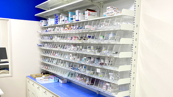 多くの医薬品を取り揃えております。