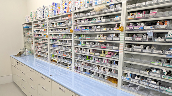 豊富な医薬品在庫がございます
