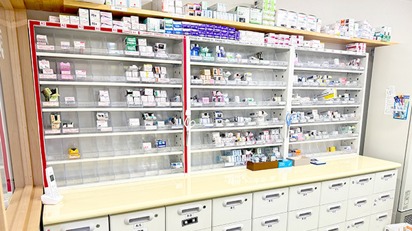 豊富な医薬品在庫がございます。