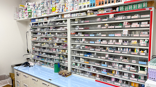 豊富な医薬品在庫がございます。
