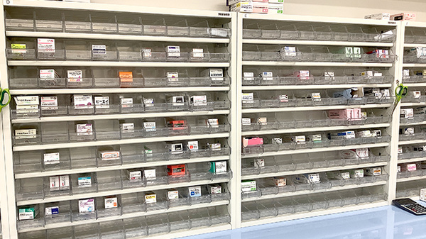 多くの医薬品在庫がございます