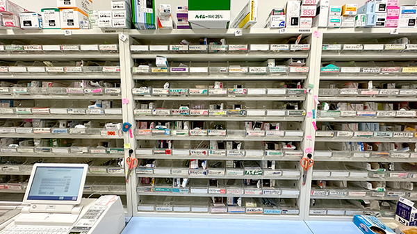 多くの医薬品を取り揃えております。