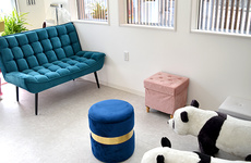 明るく清潔感のある待合スペースがございます。